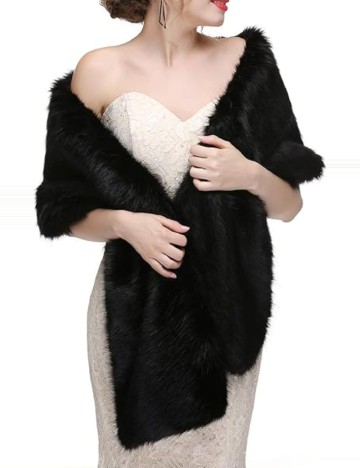 Blana artificiala Shein, negru