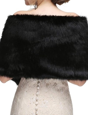 Blana artificiala Shein, negru
