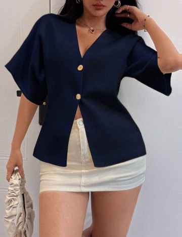 Cardigan Shein, albastru