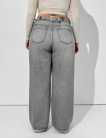 Jeans Shein Curve+, gri