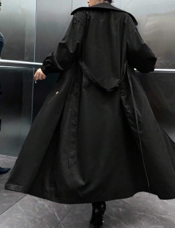 Trench Shein, negru