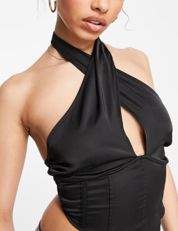Top Missguided, negru