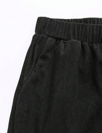 Pantaloni Shein Curve+, negru