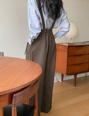 Pantaloni Shein DAZY, bej