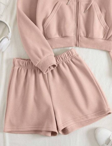 Pantaloni scurți Shein, roz