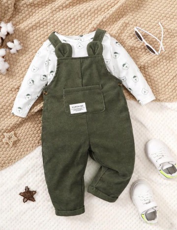 Set Body si Salopetă Shein, mix culori