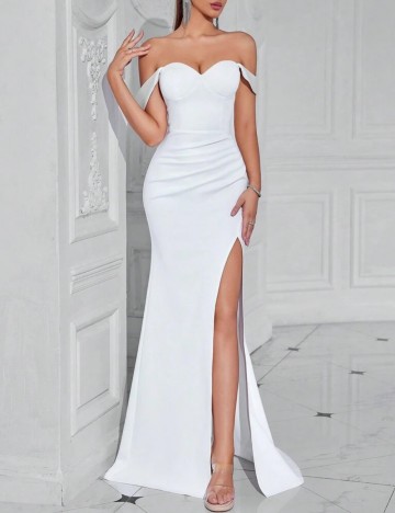 Rochie maxi Shein, alb