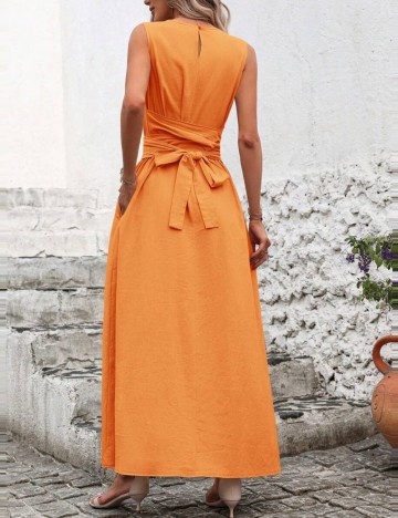 Rochie midi Shein, portocaliu