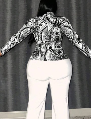 Bluză Shein Curve+, mix culori