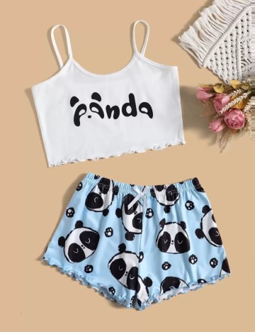 Compleu pijamale Shein, mix culori