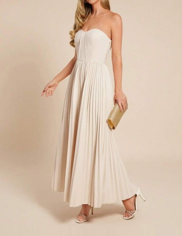 Rochie midi Shein, bej