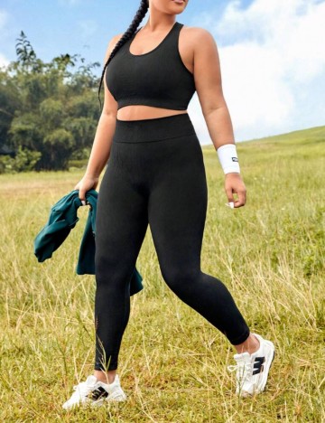 Compleu sport Shein, negru