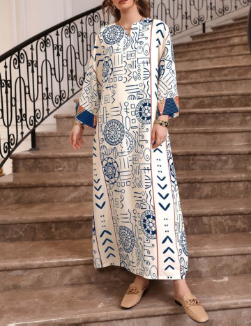 Rochie midi Shein, mix culori