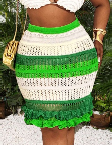 Fustă Shein, mix culori