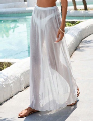 Fustă de plajă Shein, floral print