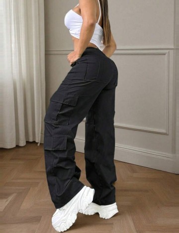 Pantaloni Shein, negru