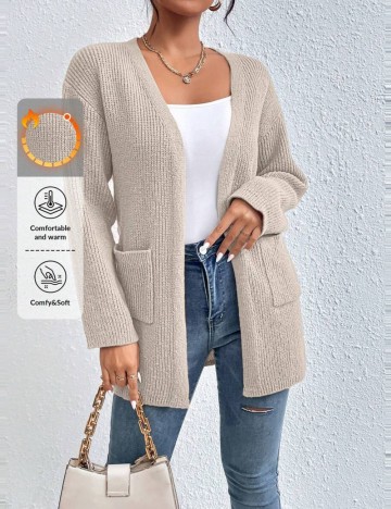 Cardigan Shein, crem