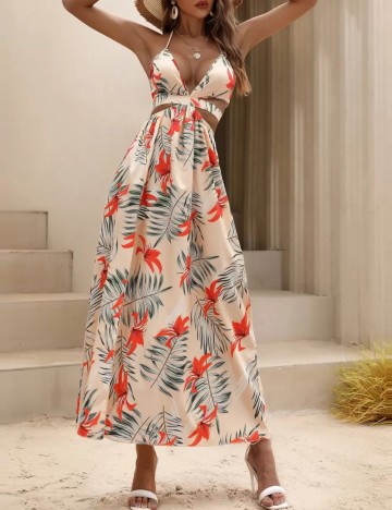 Rochie maxi Shein, mix culori