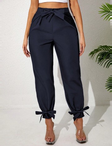 Pantaloni Shein Curve+, albastru