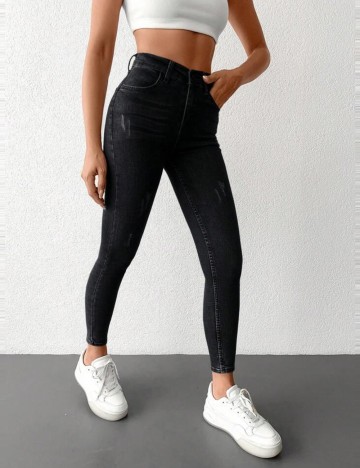 Jeans Shein, negru