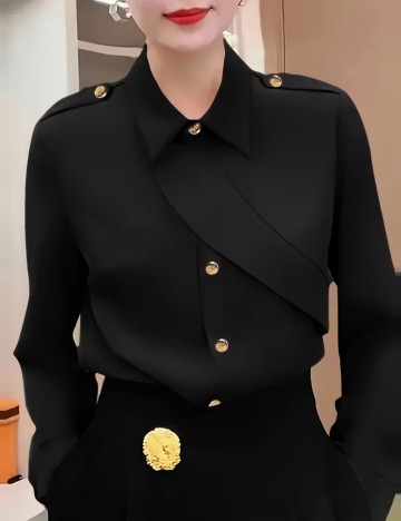 Cămașă Shein, negru