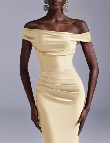 Rochie maxi Shein, bej