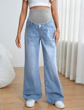 Jeans Shein, albastru