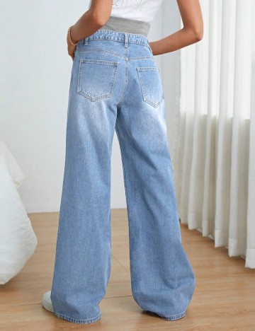 Jeans Shein, albastru