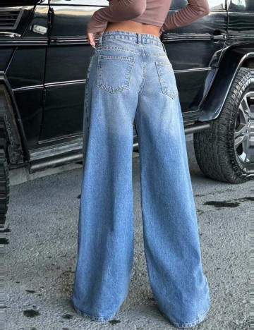 Jeans Shein, albastru