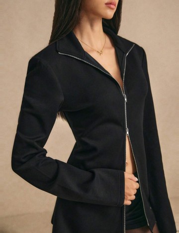 Jachetă Shein, negru