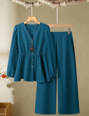 Compleu Shein, albastru