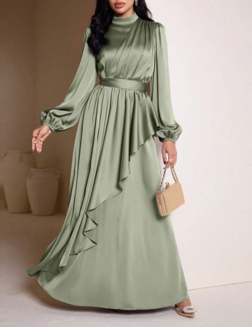 Rochie maxi Shein, verde