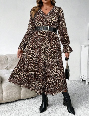 Rochie midi Shein, mix culori