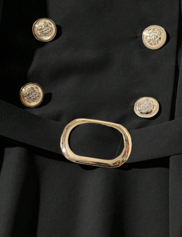 Rochie midi Shein Curve+, negru