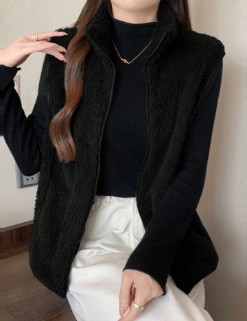 Vestă Shein DAZY, negru