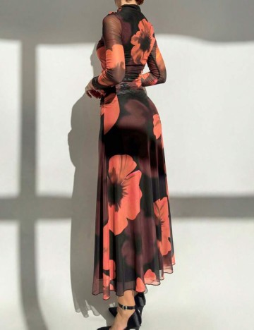 Rochie midi Shein, mix culori