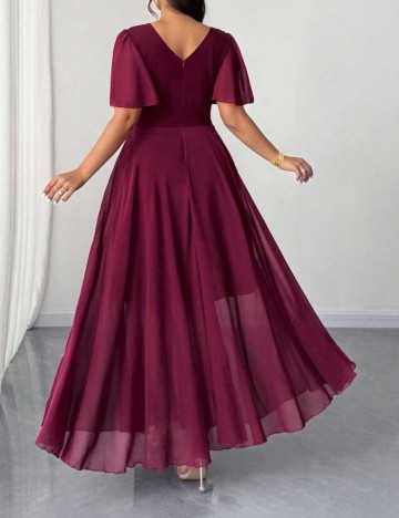 Rochie midi Shein, vișiniu