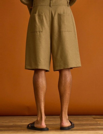 Pantaloni scurți Shein, maro