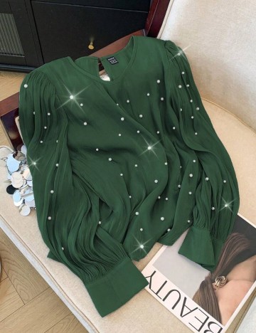 Cămașă Shein, verde