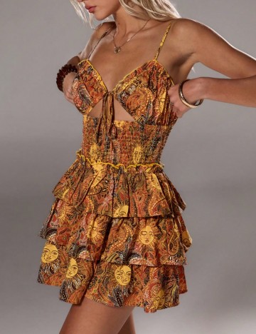 Rochie mini Shein, mix culori