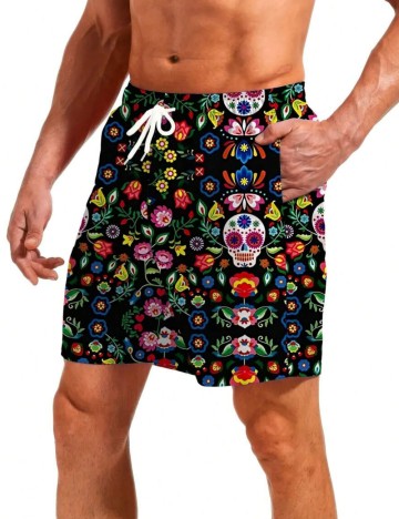 Pantaloni scurți de baie Shein, mix culori