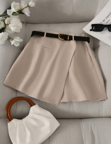 Fustă Pantalon Shein, bej