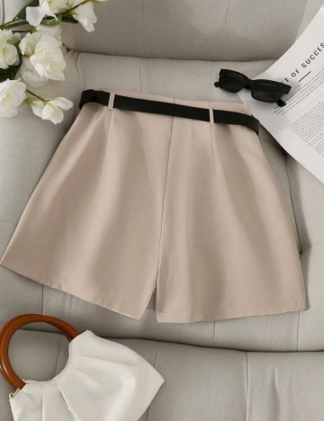 Fustă Pantalon Shein, bej