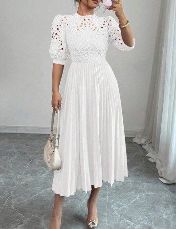 Rochie maxi Shein, alb