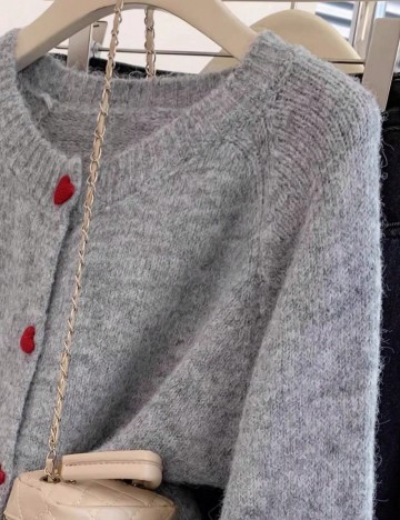 Cardigan Shein, gri