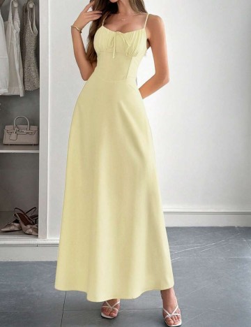 Rochie maxi Shein, galben