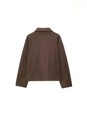 Jachetă Shein, maro