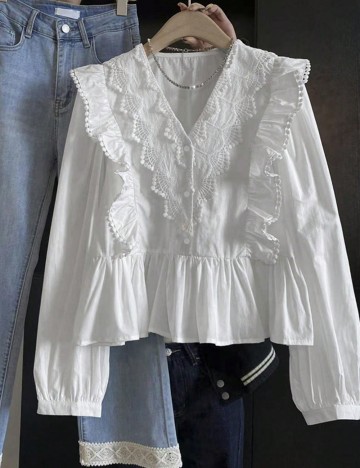 Cămașă Shein, alb