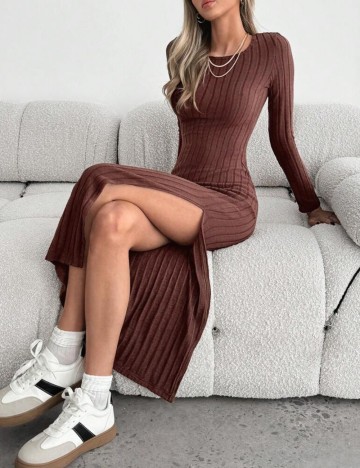 Rochie midi Shein, maro