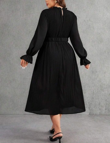 Rochie maxi Shein Curve+, negru